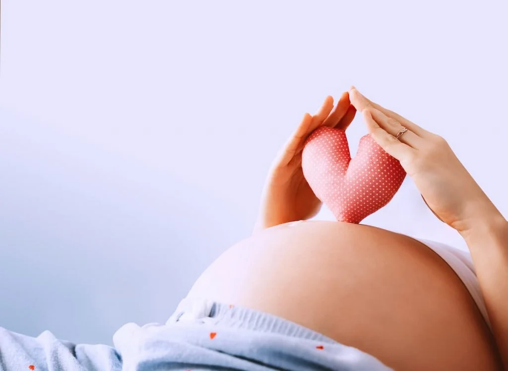 happy pregnant woman